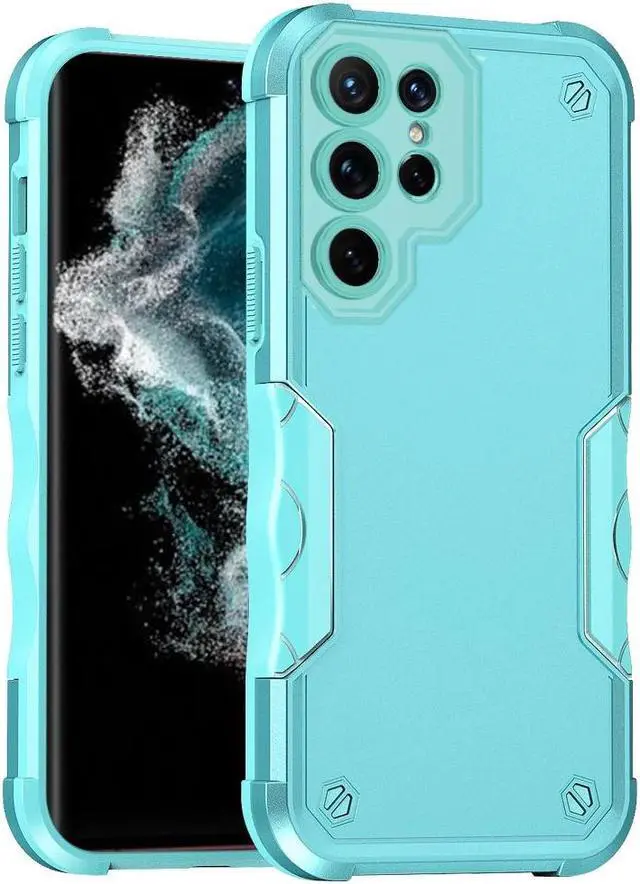 Main image of Military Grade Shockproof Hybrid Case for Samsung Galaxy S23 Ultra - Teal