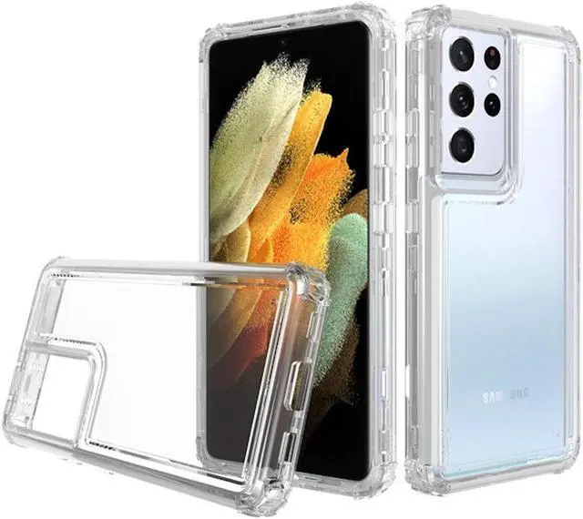 Main image of Atomic Shockproof Hybrid Case for Samsung Galaxy S21 Ultra 5G - Clear