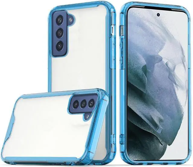 Main image of Shockproof Fusion Shield Tough Snap-on Case for Samsung Galaxy S22 Plus 5G - Blue