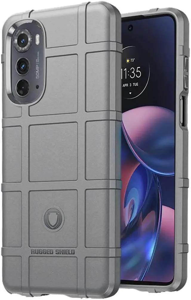 Main image of Rugged Shield Tactical TPE Case for Motorola Edge 2022 - Grey