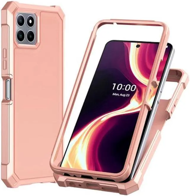 Main image of Military Grade Rugged Hybrid Case for Celero 5G Plus - Rose Gold