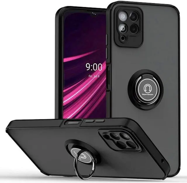 Transparent Hybrid Case with Ring Grip for T-Mobile REVVL 6 Pro 5G - Black - Newegg.com Transparent Hybrid Case with Ring Grip for T-Mobile REVVL 6 Pro 5G - Black - Newegg.com