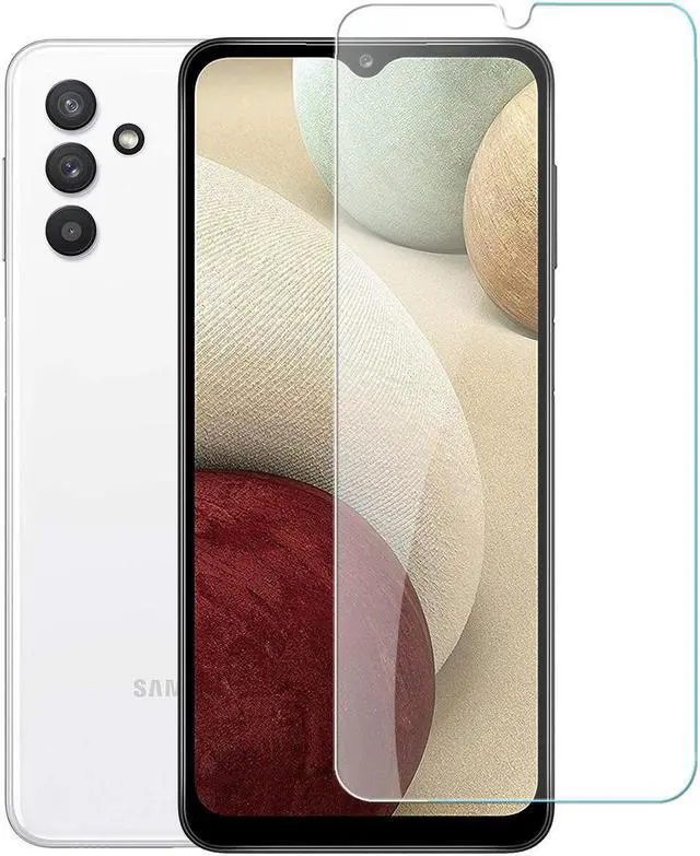 Alt view image 3 of 5 - Transparent Hybrid Case with Ring Grip and Tempered Glass Screen Protector for Samsung Galaxy A14 5G - Baby Blue