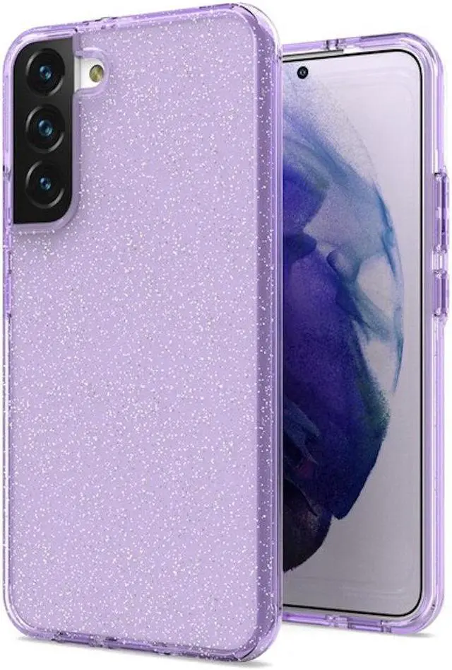 Main image of Full Glitter Hybrid Protective Case for Samsung Galaxy S22 Plus 5G - Purple