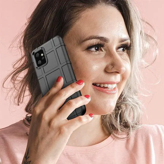 Alt view image 7 of 7 - Rugged Shield Tactical TPE Case for Motorola Moto G Power 5G 2023 - Black