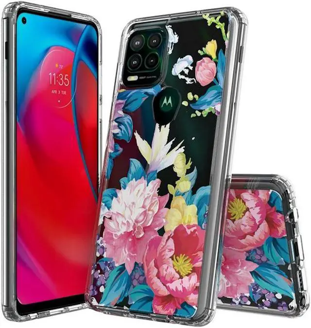 Main image of Fusion Shield Tough Snap-on Case for Motorola Moto G Stylus 5G 2021 - Floral Garden