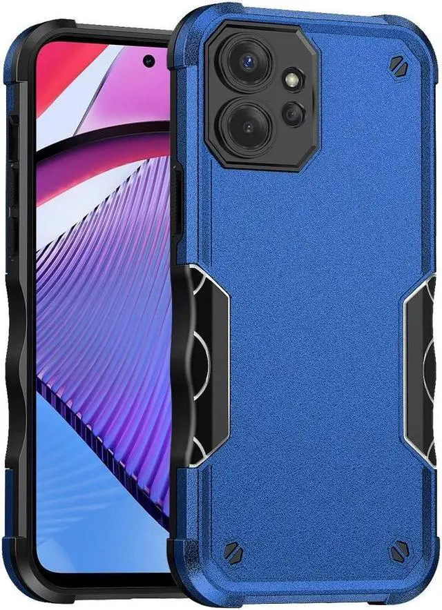 Main image of Military Grade Shockproof Hybrid Armor Case for Motorola Moto G Power 5G 2023 - Blue