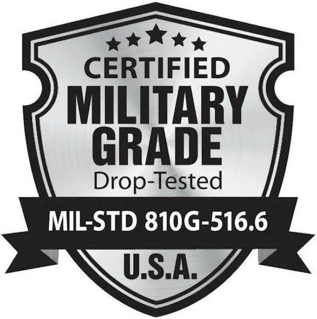 Alt view image 3 of 7 - Military Grade Hybrid Case with Ring Grip for Samsung Galaxy A15 5G - Red