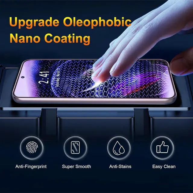 Alt view image 6 of 7 - HD Tempered Glass Screen Protector for Samsung Galaxy S23 FE