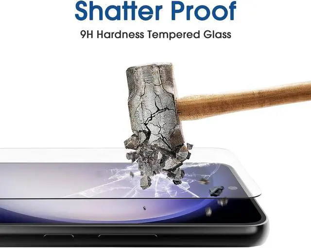 Alt view image 4 of 7 - HD Tempered Glass Screen Protector for Samsung Galaxy S23 FE