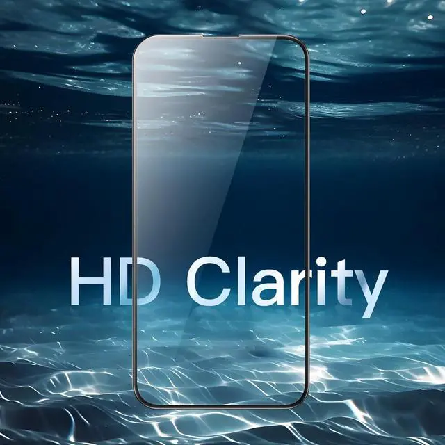 Alt view image 5 of 7 - 2-Pack Edge-to-Edge Full Coverage HD Tempered Glass Screen Protector for iPhone 15 / iPhone 15 Pro