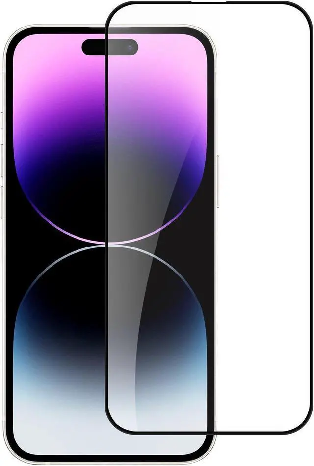 Alt view image 7 of 7 - 2-Pack Edge-to-Edge Full Coverage HD Tempered Glass Screen Protector for iPhone 15 / iPhone 15 Pro