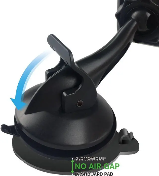 Alt view image 7 of 7 - Car Windshield and Dashboard Magnetic Phone Mount Holder - Black