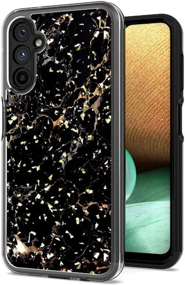 Main image of Karat Series Hybrid Case for Samsung Galaxy S23 FE - Marble Black