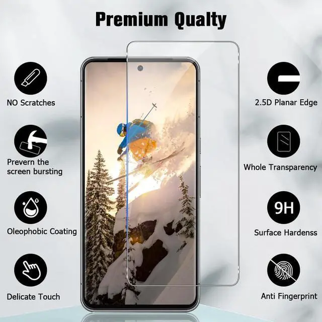 Alt view image 2 of 7 - HD Tempered Glass Screen Protector for Google Pixel 8