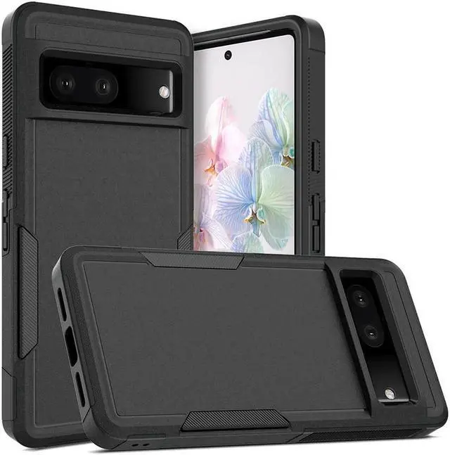 Main image of Military Grade TUFF Hybrid Armor Case for Google Pixel 8 - Black