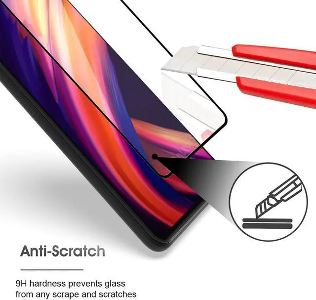 Alt view image 3 of 7 - Premium HD Full Coverage Tempered Glass Screen Protector for Motorola Moto G Stylus 4G 2022