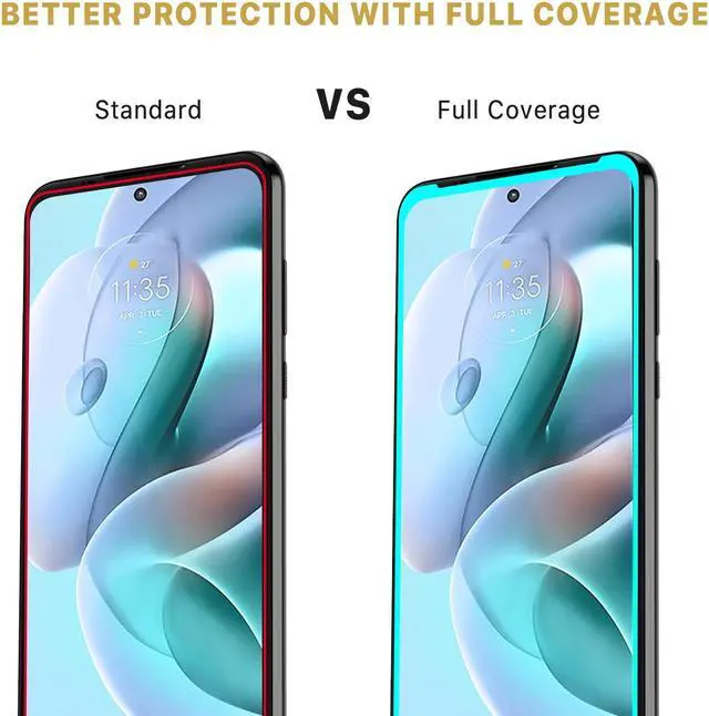 Alt view image 7 of 7 - Premium HD Full Coverage Tempered Glass Screen Protector for Motorola Moto G Stylus 4G 2022