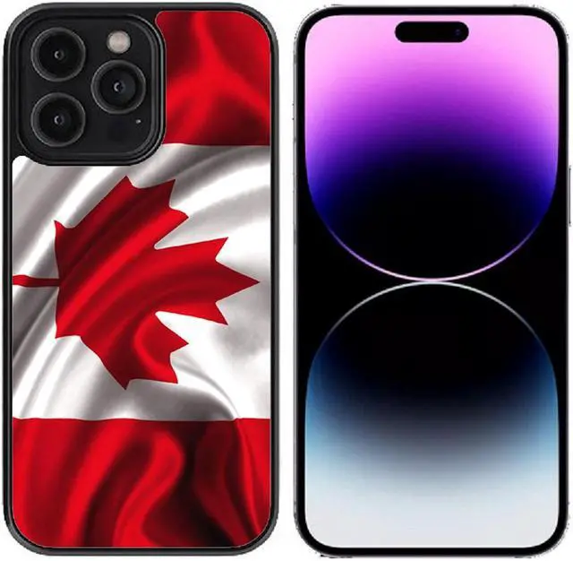 Main image of Sublimation Print Design Case for iPhone 14 Pro Max - Canadian Flag #2