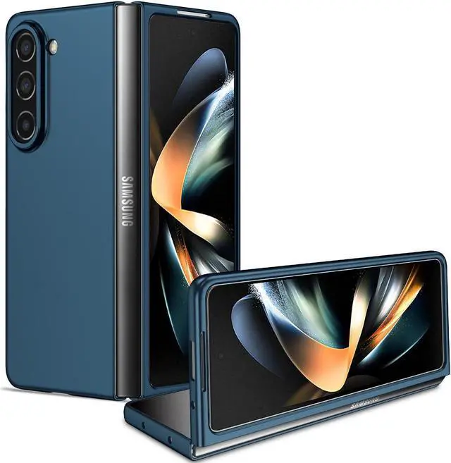 Main image of Slim Protective Cover for Samsung Galaxy Z Fold 5 - Blue
