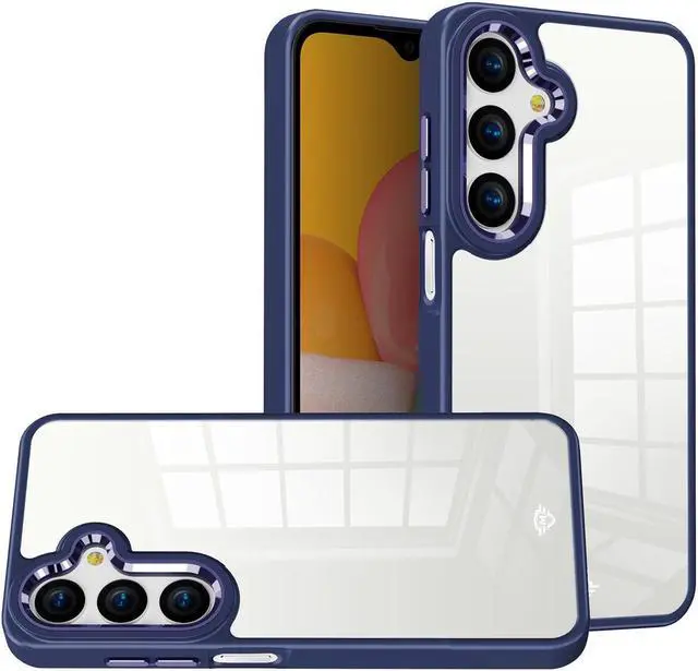 Alt view image 2 of 4 - Optical Grade Acrylic Transparent Case for Samsung Galaxy A15 5G - Blue