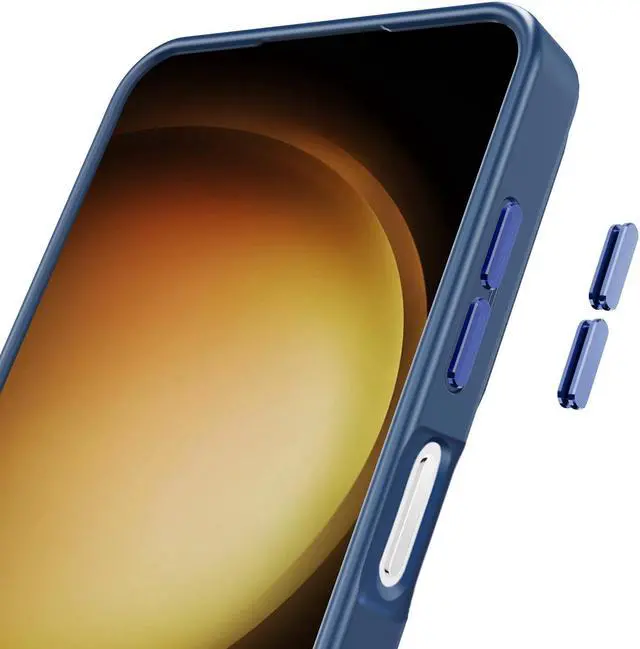 Alt view image 4 of 4 - Optical Grade Acrylic Transparent Case for Samsung Galaxy A15 5G - Blue