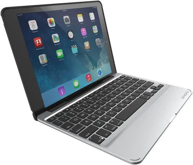 Alt view image 11 of 18 - Zagg - Folio Slim Keyboard Case For Apple Ipad Mini - Black