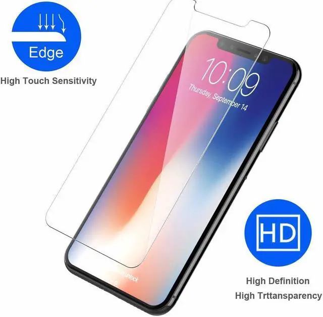 Alt view image 5 of 7 - HD Premium 2.5D Round Edge Tempered Glass Screen Protector for iPhone 11 / iPhone XR - 3 Pack