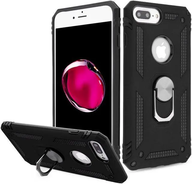 Main image of Armor Ring Finger Loop Hybrid Case for iPhone 8 Plus / 7 Plus / 6S Plus / 6 Plus - Black