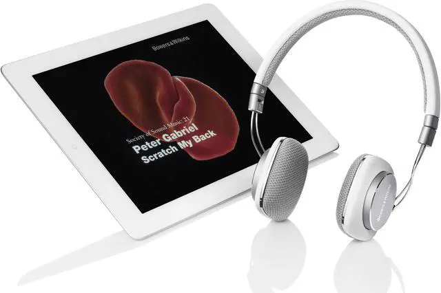 Alt view image 3 of 6 - Bowers & Wilkins P3 Headphones - White