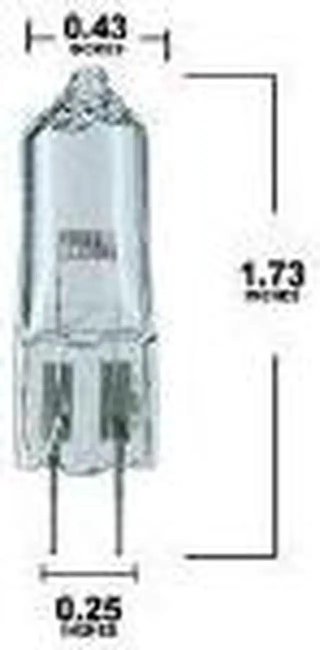 Alt view image 3 of 7 - OSRAM BRL 64610 bulb - 50w 12v HLX G6.35 Bi-Pin Halogen Light Bulb