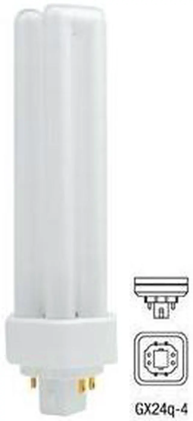 Alt view image 2 of 8 - Sylvania 20871 - CF42DT/E/IN/835 Triple Tube 4 Pin Base Compact Fluorescent Light Bulb