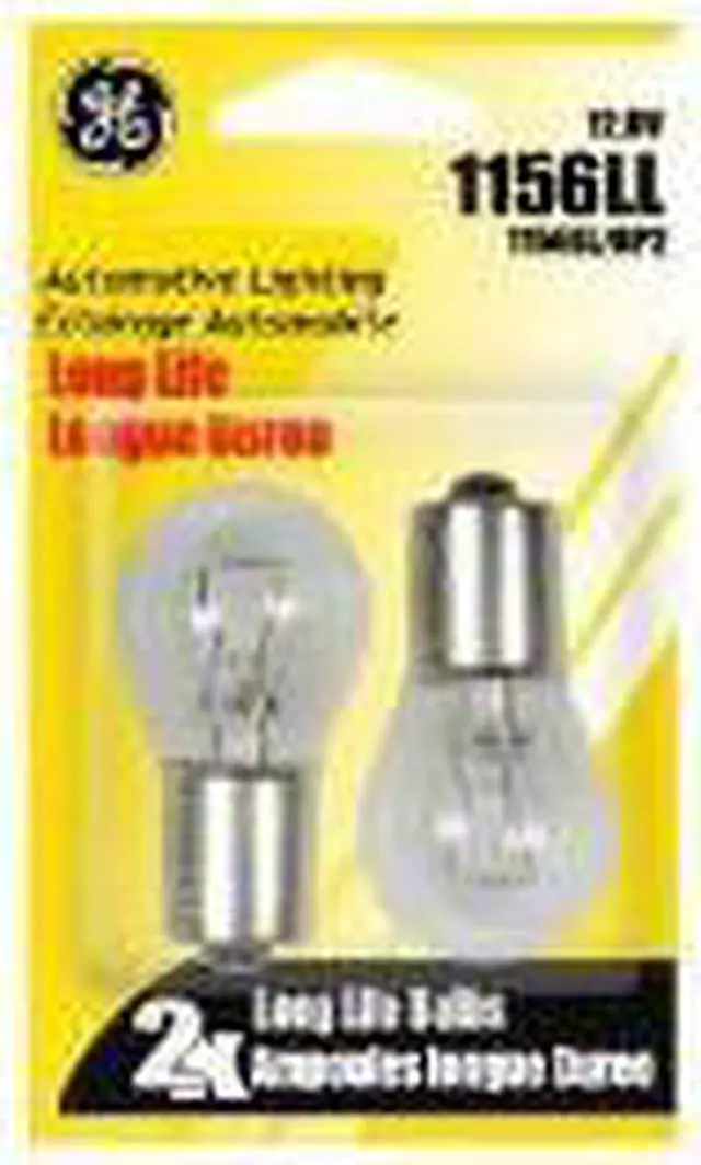 Alt view image 2 of 2 - GE 1156 Long Life 27w 12.8v S8 Automotive bulb (2 Pack)