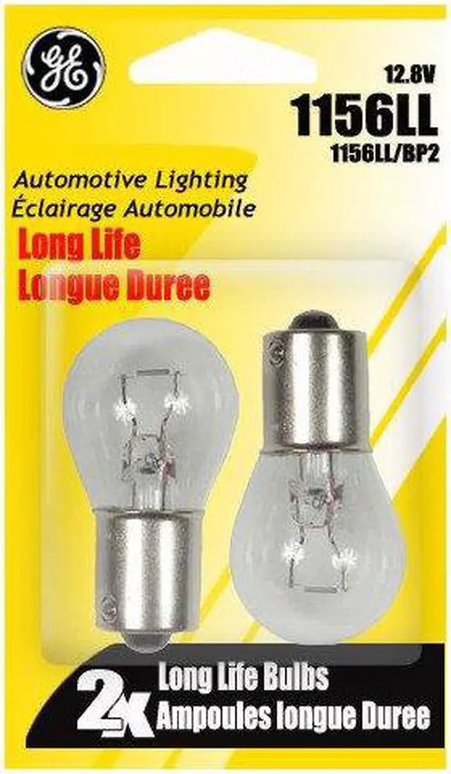 Main image of GE 1156 Long Life 27w 12.8v S8 Automotive bulb (2 Pack)