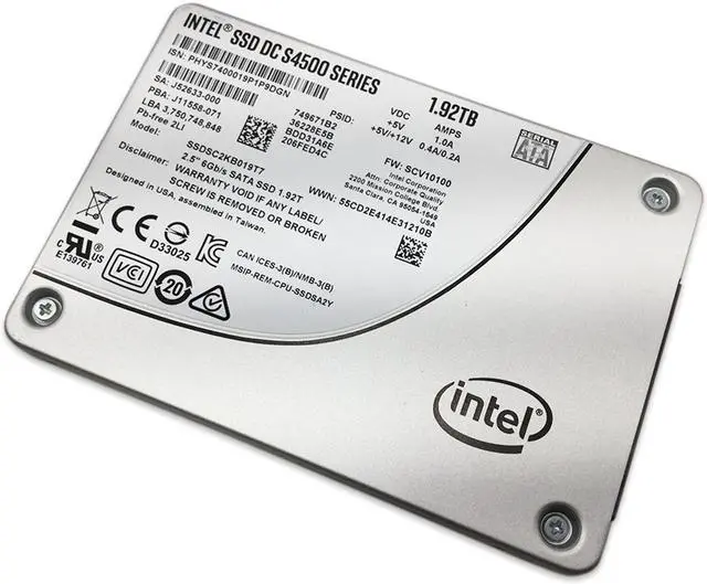 Alt view image 10 of 10 - Intel D3-S4510 1.92TB 3D TLC SATA 6Gb/s 2.5" Data Center SSD (SSDSC2KB019T801)
