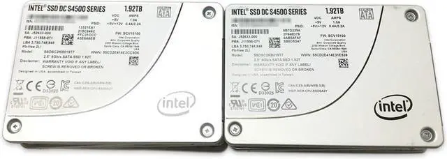 Alt view image 3 of 6 - Intel SSDSC2KB019T7 DC S4500 1.90 TB Solid State Drive - 2.5" Internal - SATA (SATA/600)
