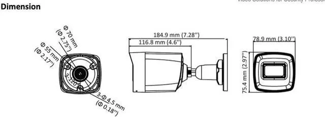 Alt view image 3 of 3 - LTS CMHR9252N-28FN HD 4in1 TVI/AHD/CVI/CVBS 5MP 2.8mm Lens 131ft IR Bullet Camera
