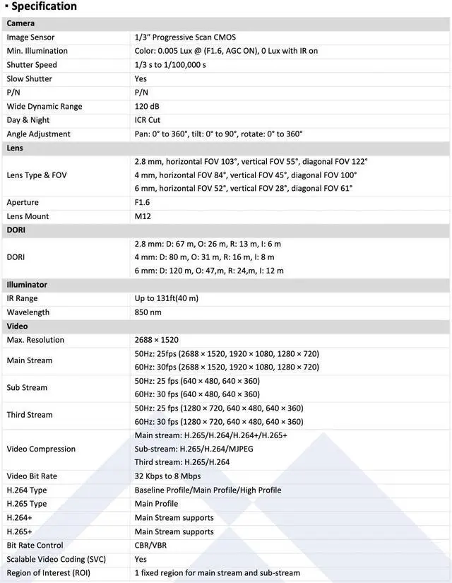 Alt view image 2 of 4 - LTS Platinum CMIP8342W-28MDA HD IP 4MP 2.8mm 131ft IR Smart Ai Built-in Mic WDR Bullet Camera LTCMIP8342W-28MDA, CMIP8342W-28M, LTCMIP8342W-28M