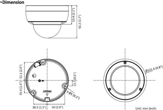 Alt view image 5 of 5 - LTS CMIP7382W-28MDA HD IP 8MP 2.8mm 98ft IR Smart Ai Built-in Mic Vandal Dome Camera LTCMIP7382W-28MDA