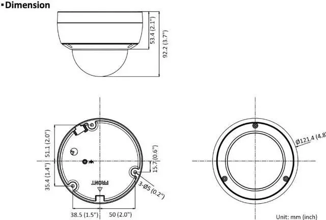 Alt view image 5 of 5 - LTS Platinum CMIP7342W-MDA HD IP 4MP 2.8mm 98ft IR WDR Built-in Mic Smart Vandal Dome Camera LTCMIP7342W-MDA, CMIP7342W-M, LTCMIP7342W-M