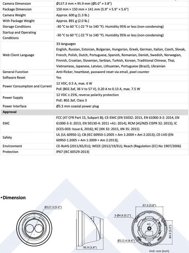 Alt view image 4 of 4 - LTS Platinum CMIP3382W-28MDA HD IP 8MP 2.8mm 98ft IR Built-in Mic Smart Turret Dome Camera LTCMIP3382W-28MDA, CMIP3382NW-28MA, CMIP3382NW-28M, LTCMIP3382NW-28MA, LTCMIP3382NW-28M