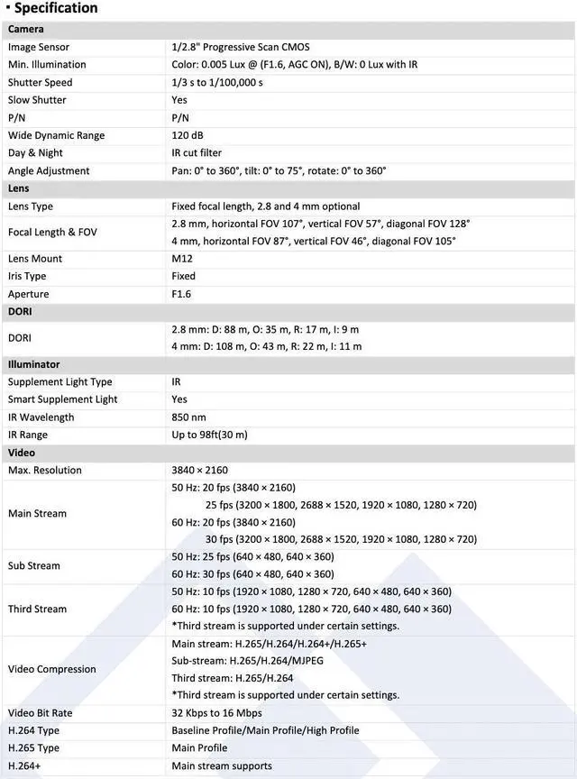Alt view image 2 of 4 - LTS Platinum CMIP3382W-28MDA HD IP 8MP 2.8mm 98ft IR Built-in Mic Smart Turret Dome Camera LTCMIP3382W-28MDA, CMIP3382NW-28MA, CMIP3382NW-28M, LTCMIP3382NW-28MA, LTCMIP3382NW-28M