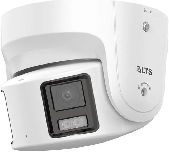 Alt view image 2 of 6 - LTS Platinum CMIP3C8PW-SDL HD IP 8MP 180 Panoramic 4mm Full Color 247 WDR Turret Dome Camera LTCMIP3C8PW-SDL