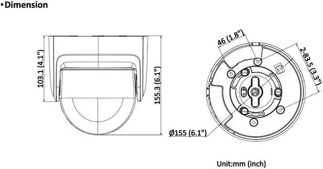 Alt view image 6 of 6 - LTS Platinum CMIP3C8PW-SDL HD IP 8MP 180 Panoramic 4mm Full Color 247 WDR Turret Dome Camera LTCMIP3C8PW-SDL