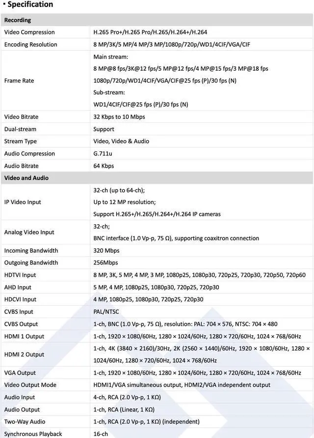 Alt view image 3 of 5 - LTS Platinum LTD8432M-ST 32CH 5in1 TVI/CVI/AHD/Analog up to 8MP + 32CH upto 12MP 4 SATA DVRLTD8432M-ST, LTD8432K-ST, LTD8432M-ST(S)