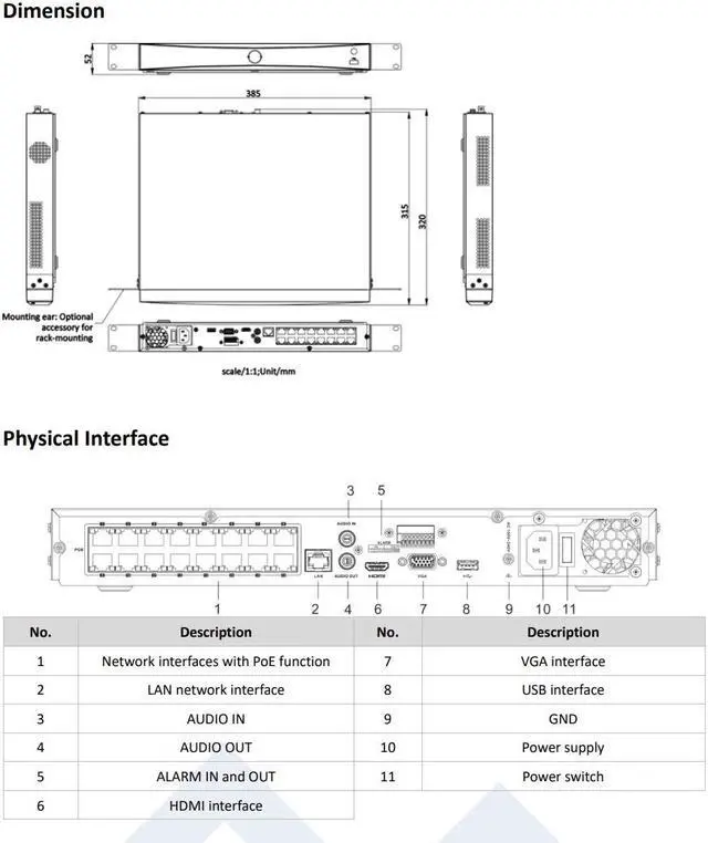 Alt view image 4 of 4 - LTS Platinum LTN8716D-P16N IP 16CH 4K Built-In 16 PoE Upto 12MP 160Mbps Record Smart Ai NVR Replacement for LTN8716K-P16, LTN8716-P16, LTN8716-P8