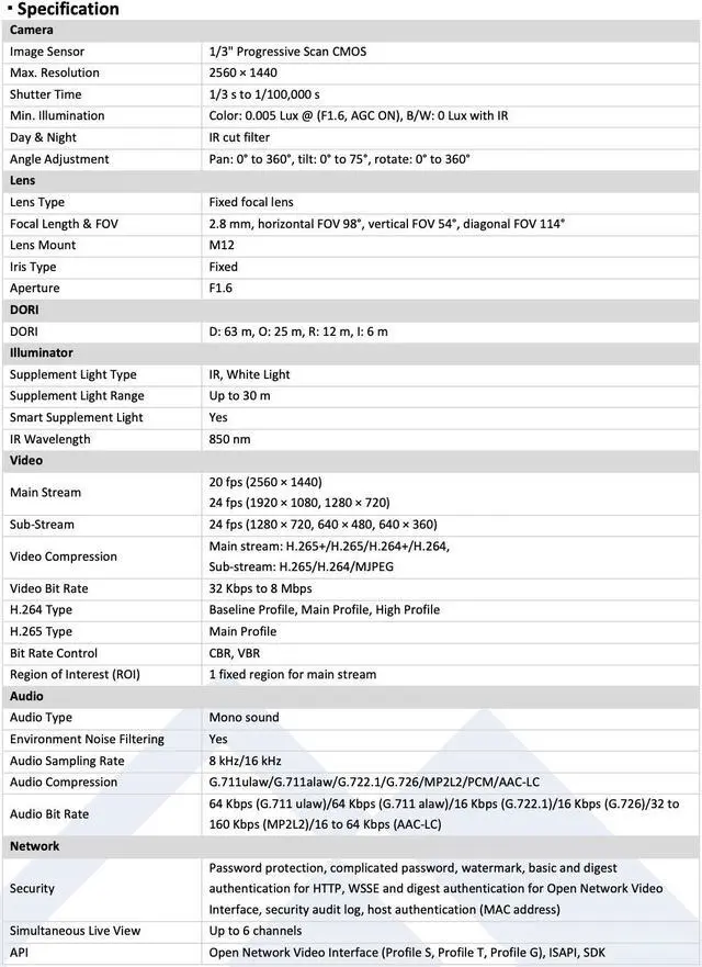 Alt view image 2 of 4 - LTS Platinum CMIP1342WE-28MDA IP 4MP Dual Light 2.8mm WDR Mic Smart Ai Turret Dome Camera LTCMIP1342WE-28MDA