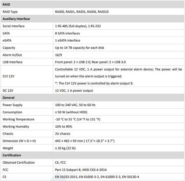 Alt view image 3 of 5 - LTS Platinum LTN8964-RN IP 64CH 400 Mbps Bandwidth Support 32MP Recording 8K 2xHDMI RAID NVR LTN8964-R, LTN8964-8