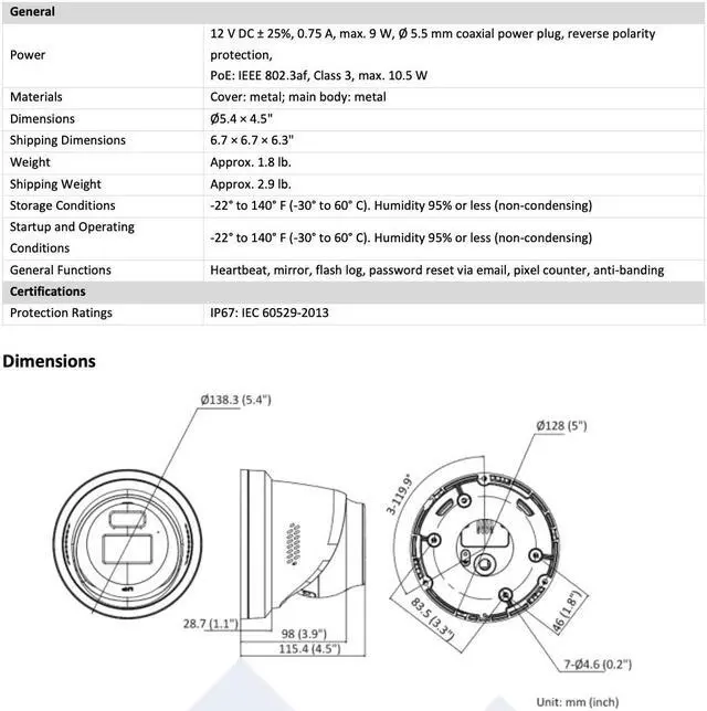 Alt view image 5 of 5 - LTS Platinum CMIP3C82WI-28SDL IP 8MP 247 Color Deterrence R&B Light 2 Way Audio Turret Camera LTCMIP3C82WI-28SDL