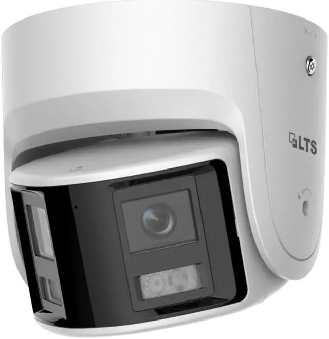 Main image of LTS Platinum CMIP384PW-28SDL IP 4MP Panoramic 2 Way Audio Alarm Deep Learning Turret Camera LTCMIP384PW-28SDL